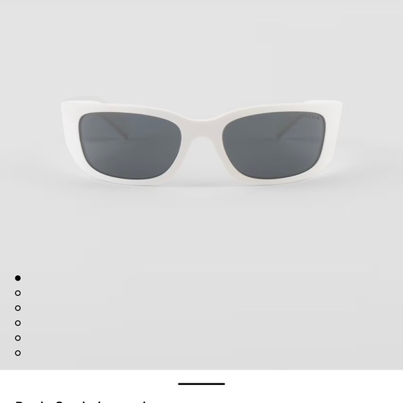 Prada White Sunglasses for Women - Picture 1 of 12